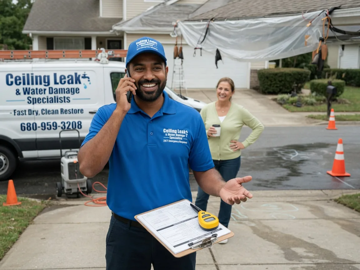 Ceiling Leak Cleanup Moose, WY FAQs